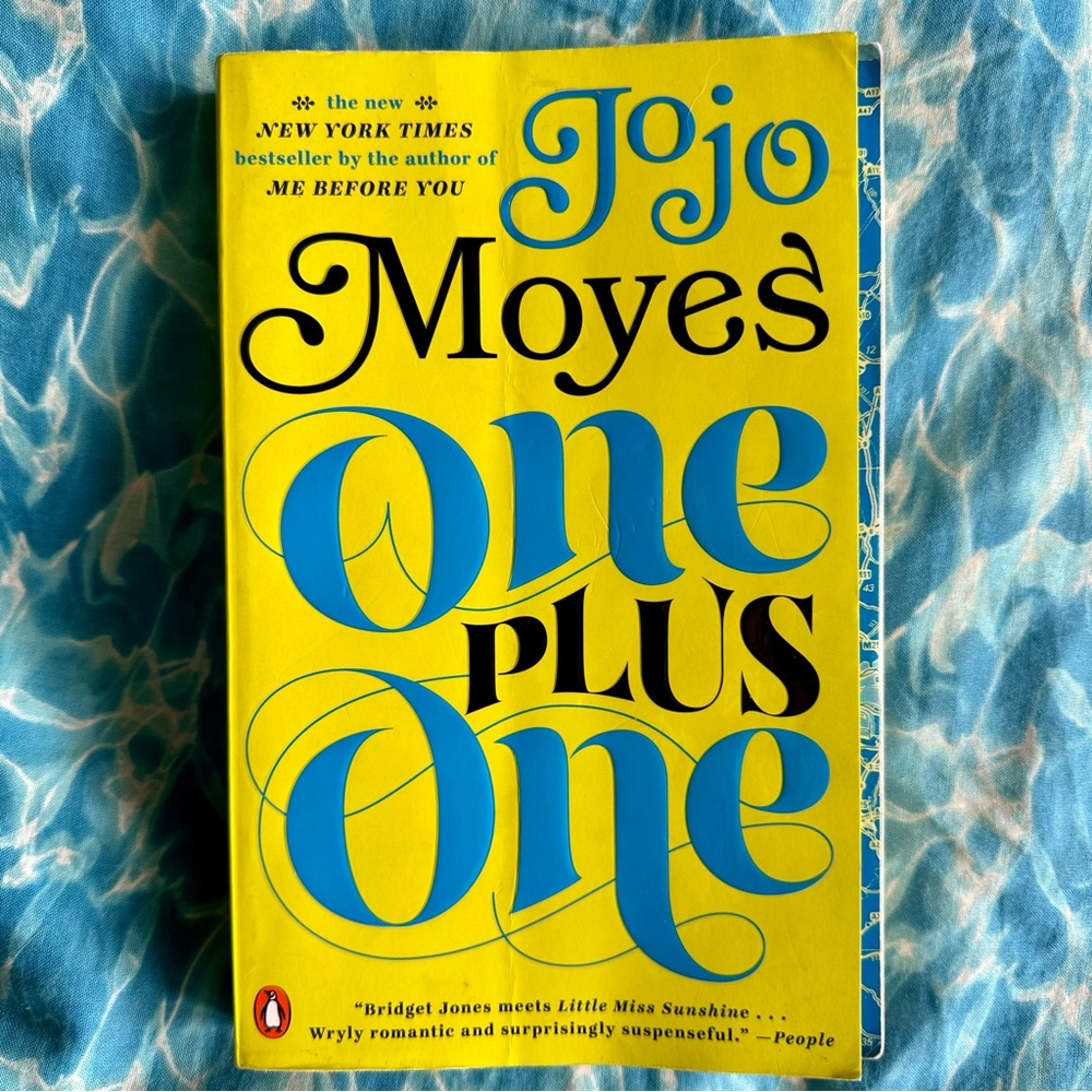 One Plus One by Jojo Moyes Paperback Novel NYT Bestseller Womens Fiction Book